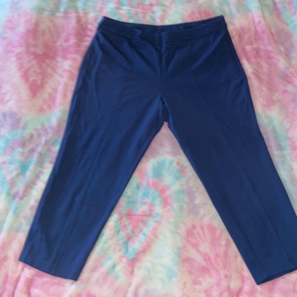 2 pair Joan rivers new cropped leggings - Picture 3 of 9